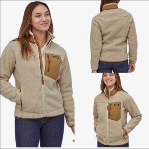 Patagonia Retro X Sherpa Jacket (Natural & Nest Brown)